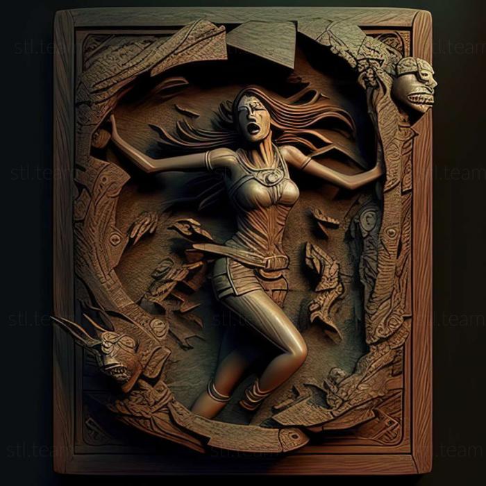 3D model Tomb Raider Tomb of the LoAdventurer game (STL)